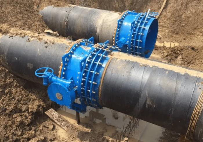 管道伸縮器安裝現(xiàn)場